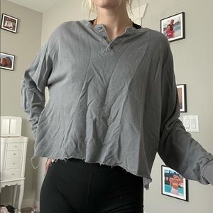 Brandy Melville long sleeve crop top